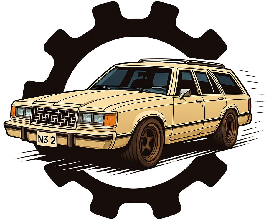 Parts Car Garage Logo